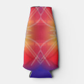 Neon Attractions Layered Abstract Design Flaschenkühler (Vorderseite)