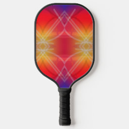 Neon Attractions Layered Abstract Design Pickleball Schläger