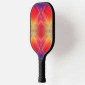 Neon Attractions Layered Abstract Design Pickleball Schläger (Links)