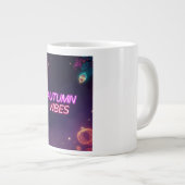 Neon Autumn Vibes Jumbo-Tasse (Vorderseite Rechts)