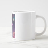 Neon Autumn Vibes Jumbo-Tasse (Rechts)