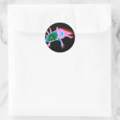 Neon Axolotl Stickers (Tasche)