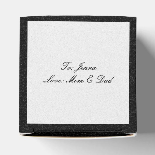 Neon, Ballerina im Schnee- Geschenkschachtel (Oben)