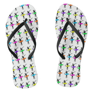 Neon Ballerinas Ballet Tanzlehrer Tänzerin Geschen Badesandalen