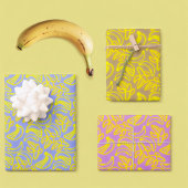 Neon Bananas Geschenkpapier Set