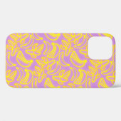 Neon Bananas rosa Case-Mate iPhone Case (Rückseite (Horizontal))