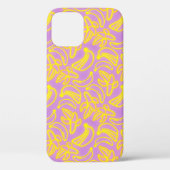 Neon Bananas rosa Case-Mate iPhone Case (Rückseite)