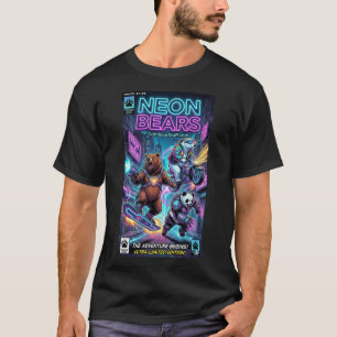 Neon Bären die Straßen. T-Shirt