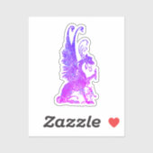 Neon Basilisk Monster Symbol Dragon Antike Bestie Aufkleber (Blatt)