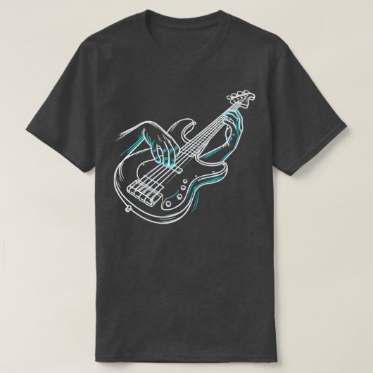 Neon BassMan T-Shirt (Design vorne)