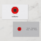 Neon BC Visitenkarte (Vorne/Hinten)