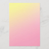 Neon Beach Bitte Bachelorette Wochenende Ausflug Einladung (Rückseite)