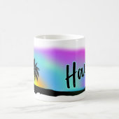 Neon Beach Skies auf Hawaii Kaffeetasse (Mittel)