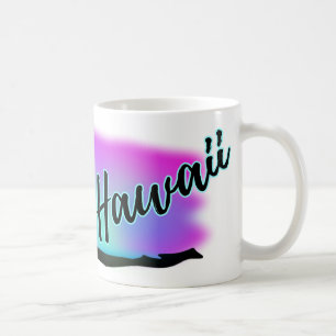 Neon Beach Skies auf Hawaii Kaffeetasse
