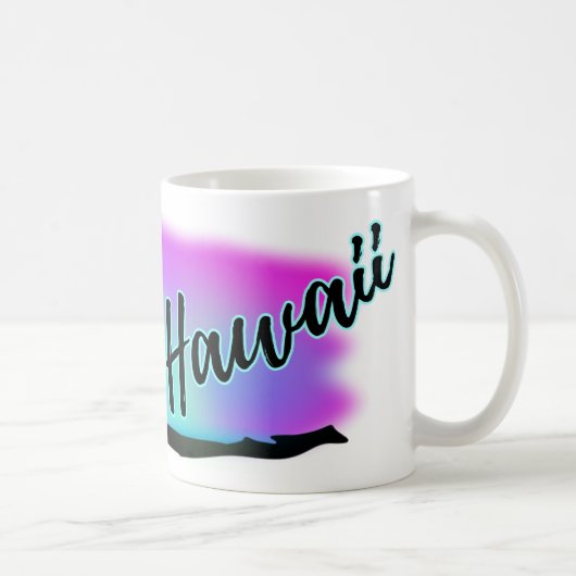 Neon Beach Skies auf Hawaii Kaffeetasse (Rechts)
