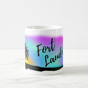 Neon Beach Skies bei Fort Lauderdale Kaffeetasse