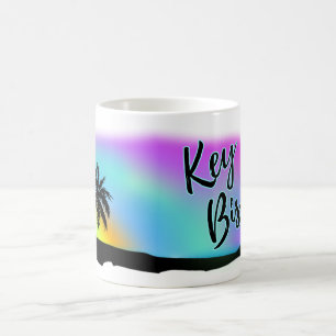Neon Beach Skies in der zentralen Biskaya Kaffeetasse