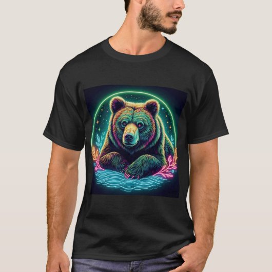 Neon Bear T-Shirt (Vorderseite)
