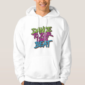 Neon Beats: Tanzen Sie Ihrem eigenen Beat Graffiti Hoodie