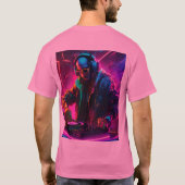 "Neon Beats: Tu in den Dschungel Groove!" T-Shirt (Rückseite)