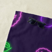 Neon-Beerenmuster-Strandtuch Strandtuch (Beispiel)