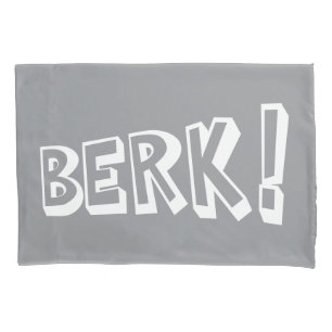 Neon BERK Pillow - Glühende Höhe Kissenbezug
