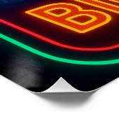 Neon Bighorn Poster (Ecke)