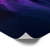 Neon Biolumineszenz Glühqualle Poster (Ecke)