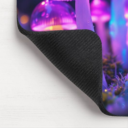 Neon Biolumineszenz Pilz-Maus-Pad für den Schreibt Mousepad (Ecke)