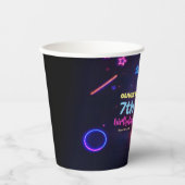 Neon Birthday Party Einicorn Magical Pappbecher (Vorderseite)