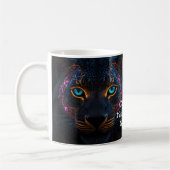Neon Black Leopard Kaffeetasse (Links)