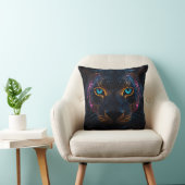 Neon Black Leopard Kissen (Stuhl )