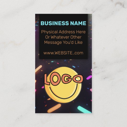 Neon Black Punch Card Vape Head Shops Rauchlounge Treuekarte (Rückseite)