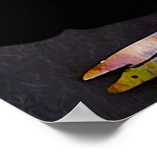 *~* Neon Black Tree AP81 ätherisches Zitat Poster (Ecke)