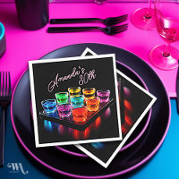 Neon Blacklight Jelly Shots Cocktail Geburtstag