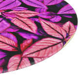 Neon Blätter Wonders Schneidebrett (Ecke)