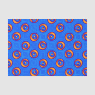 Neon Blau Orange Rot Gelb Seidenpapier