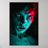 Neon Blize: Crackes Reality-Poster Poster (Vorne)