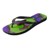 Neon Bloomstorm Badesandalen (Schrägansicht)
