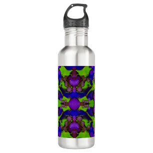 Neon Bloomstorm Edelstahlflasche