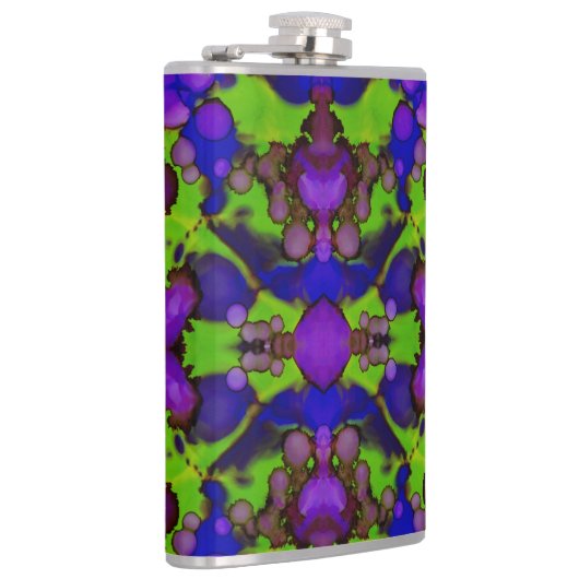 Neon Bloomstorm Flachmann (Rechts)