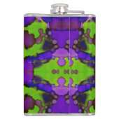 Neon Bloomstorm Flachmann (Rückseite)