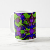 Neon Bloomstorm Kaffeetasse (Vorderseite Links)