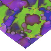 Neon Bloomstorm Kurzer Tischläufer (Ecke)