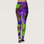 Neon Bloomstorm Leggings (Rückseite)