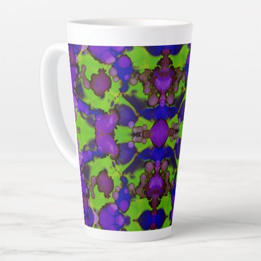 Neon Bloomstorm Milchtasse (Linke Ecke)
