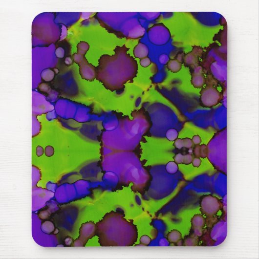 Neon Bloomstorm Mousepad (Vorne)