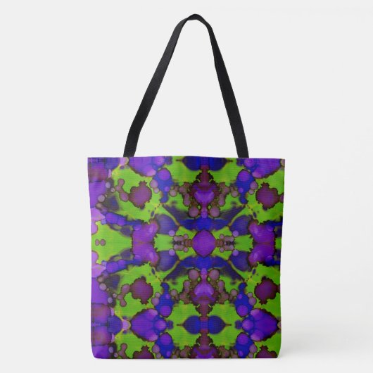 Neon Bloomstorm Tasche (Vorderseite)