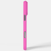 Neon Blue 3D Moderner Name | Trendy Cool Pink Case-Mate iPhone Hülle (Rückseite / Rechts)