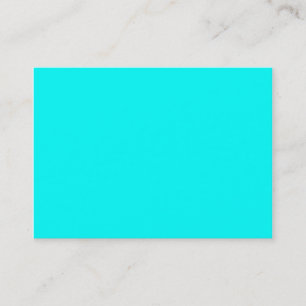 Neon Blue Aquamarin Light Bright Fashion Color Tre Visitenkarte